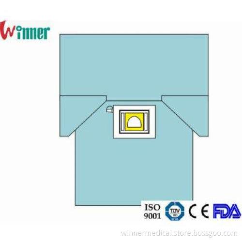 disposable ceasarean surgical drape